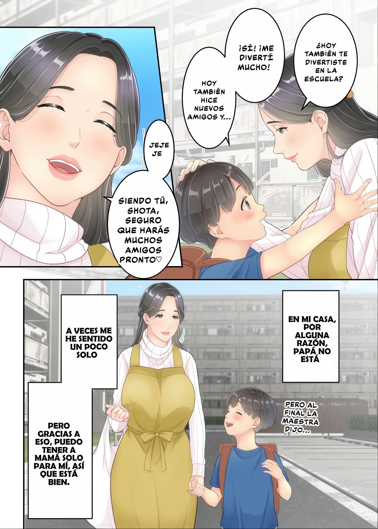 Boku no Mama to Takuhai no Onii-san ga. | Mi Mamá y el Repartidor. page 5 full