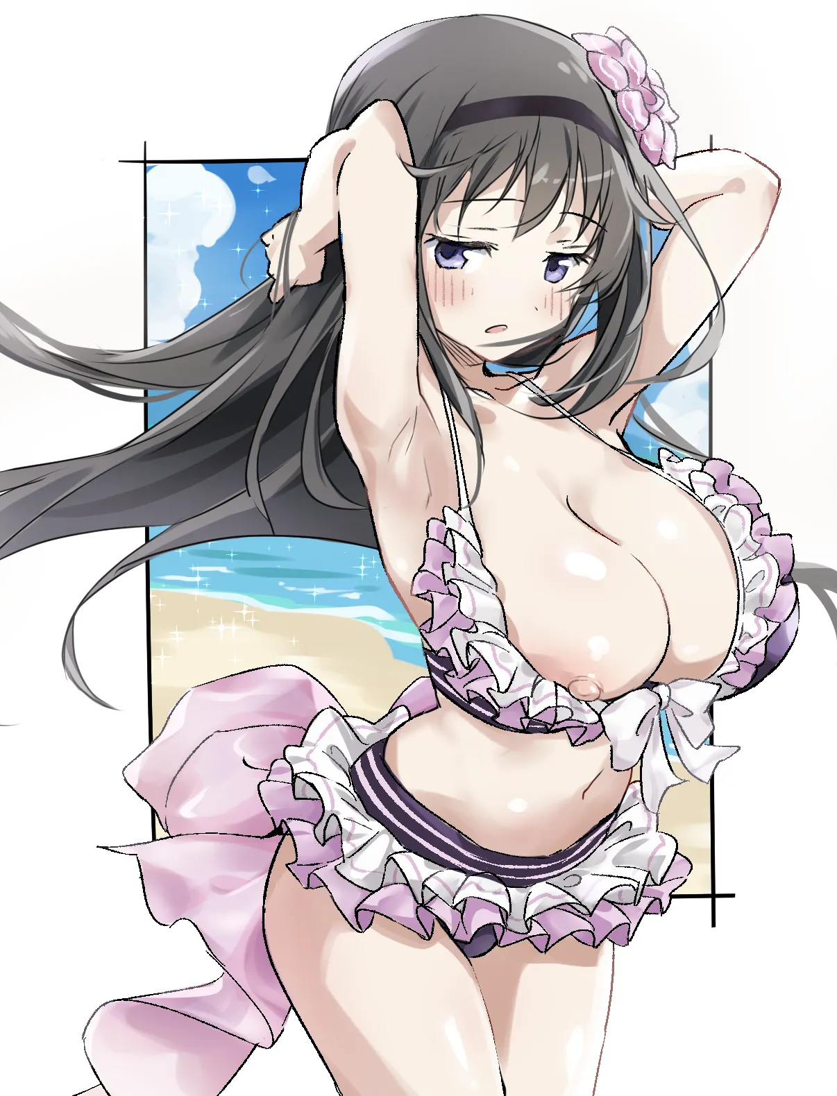 Swimsuit Homura page 1 full