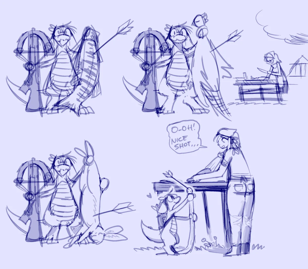 Human Sophie and Kobold Bee + Down the Rabbit Hole page 2 full