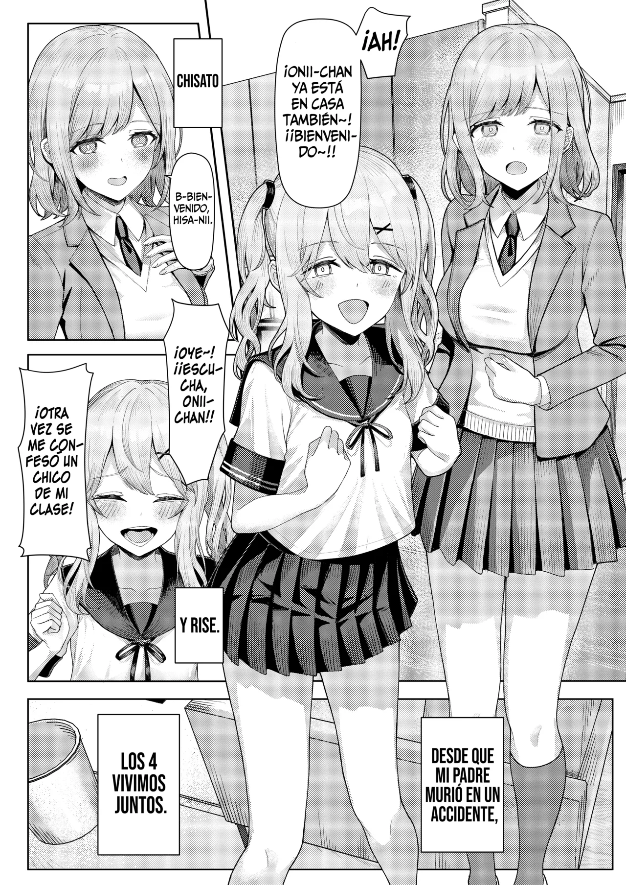 Chichi no Saikon de Doukyo suru Koto ni Natta Gibo no Gijou Shimai to Kawarugawaru Sex shite shimatta Hon page 4 full