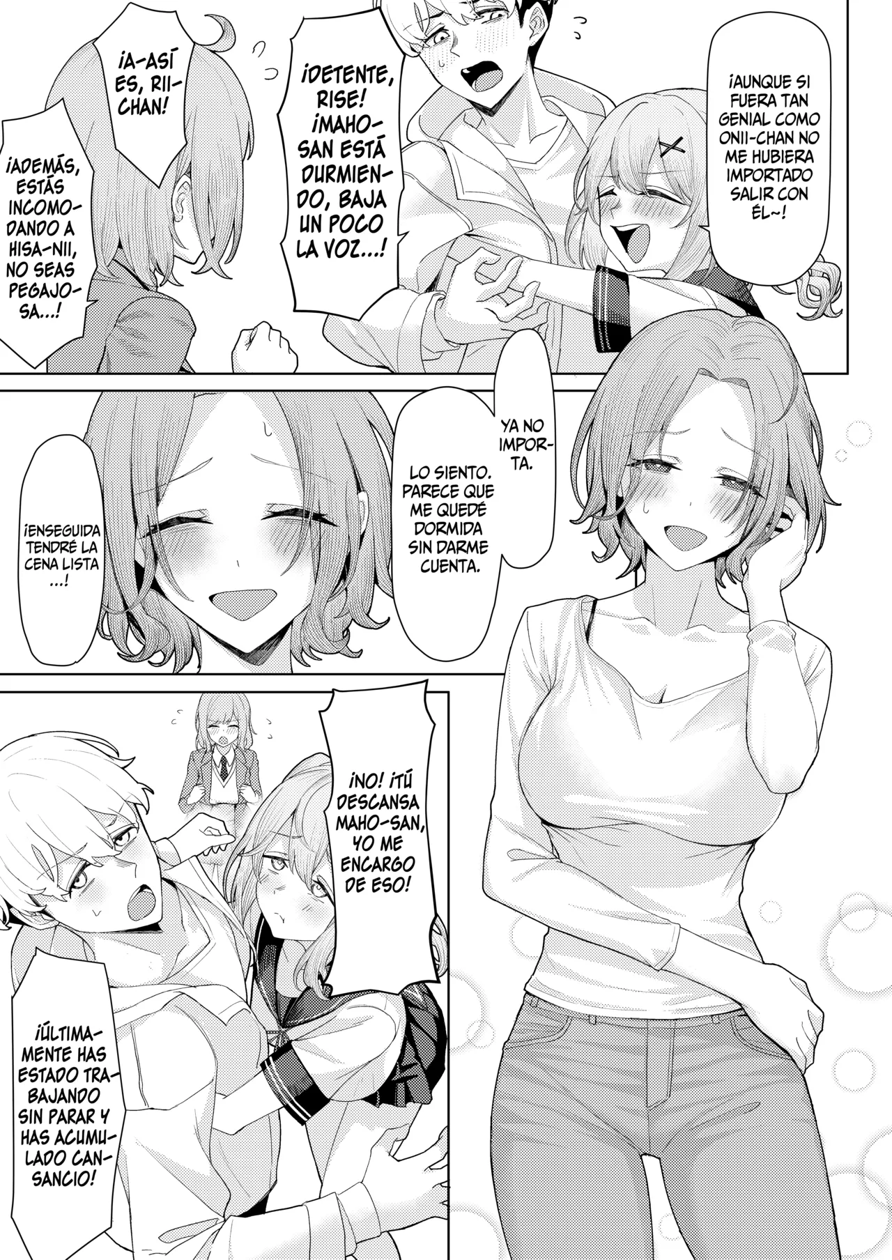 Chichi no Saikon de Doukyo suru Koto ni Natta Gibo no Gijou Shimai to Kawarugawaru Sex shite shimatta Hon page 5 full