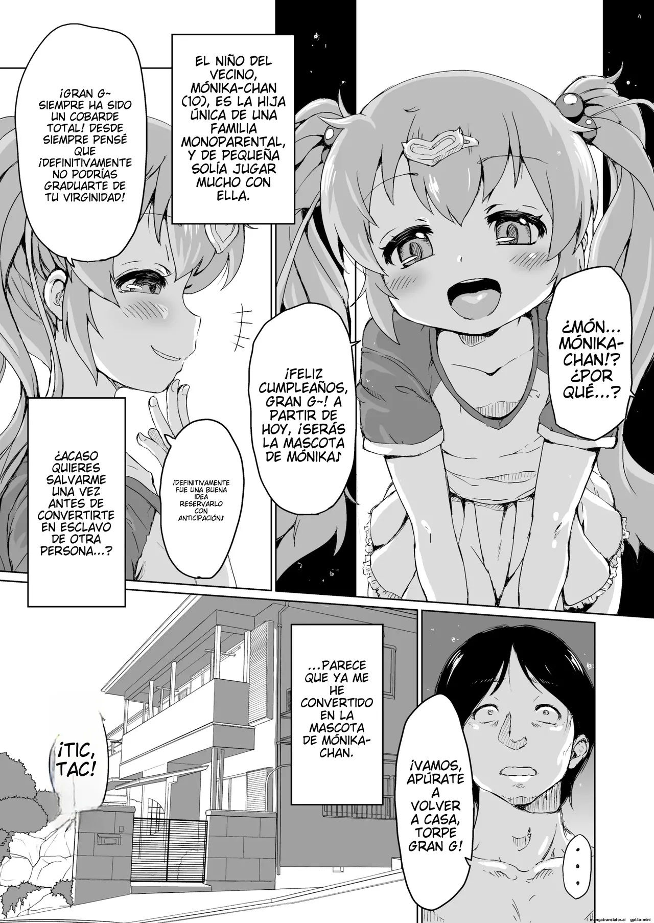 30 Doutei no Ore ga Rinka no Shoujo ni Shitsukerare Tachiba o Wakaraserareru Hanashi | Como un wawita de 30 años, yo era virgen y fui entrenado por la lolita de al lado para entender la historia de mi propia posición page 6 full