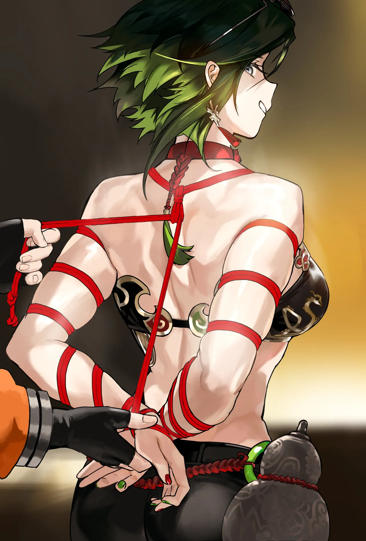 新月同行 银峰 漂亮肌肉后背拘束 page 1 full