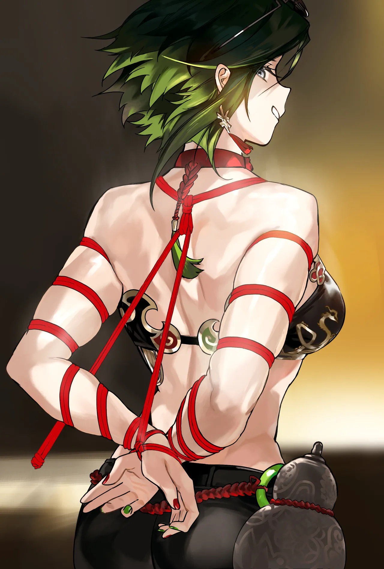 新月同行 银峰 漂亮肌肉后背拘束 page 3 full