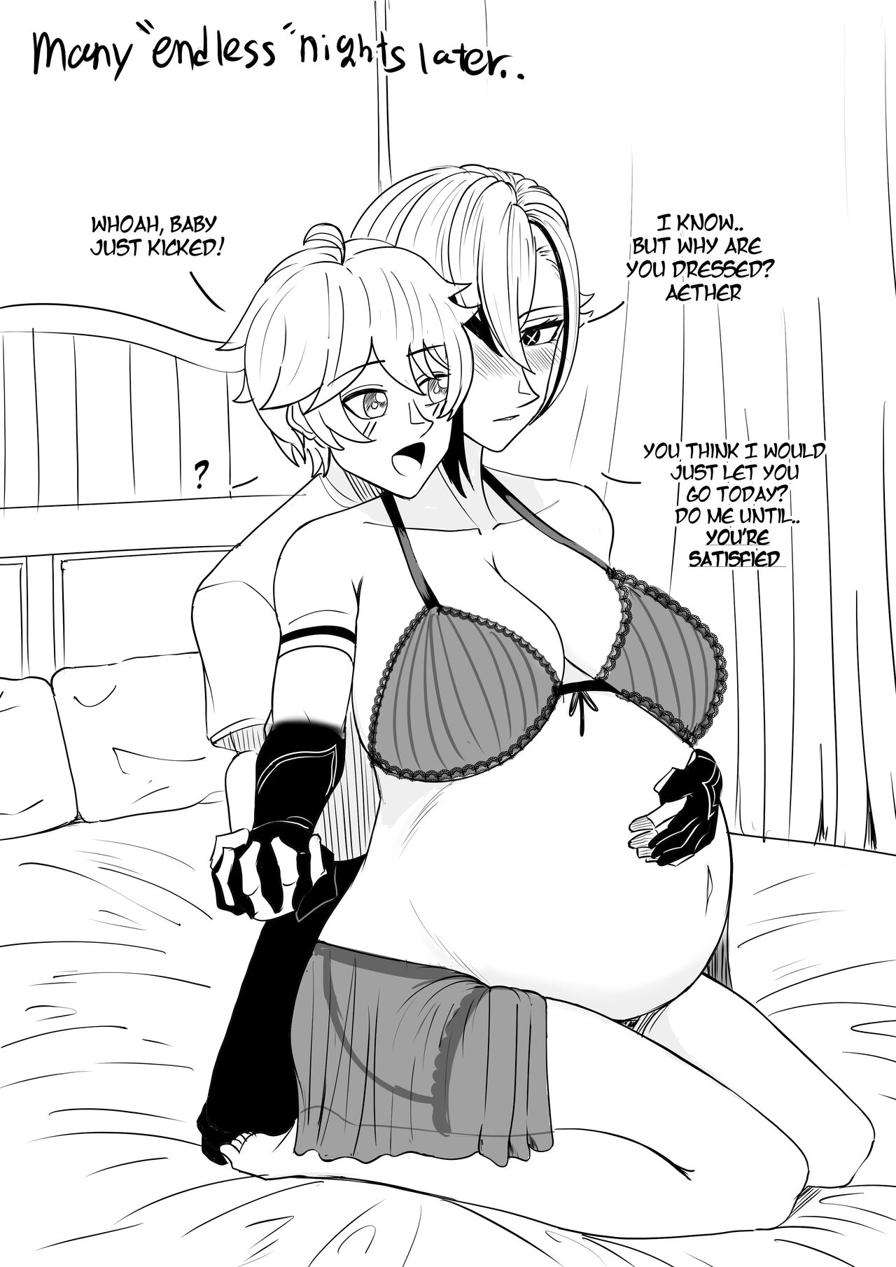 Aether x Arlecchino page 9 full
