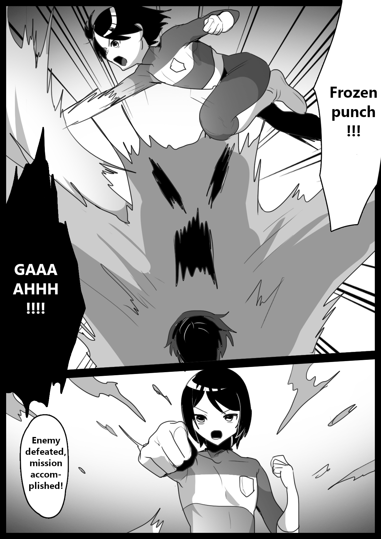 Hero shonen ga zako kaijin ni jinkaku shasei sa se rare fuin sa reru ohanashi page 2 full