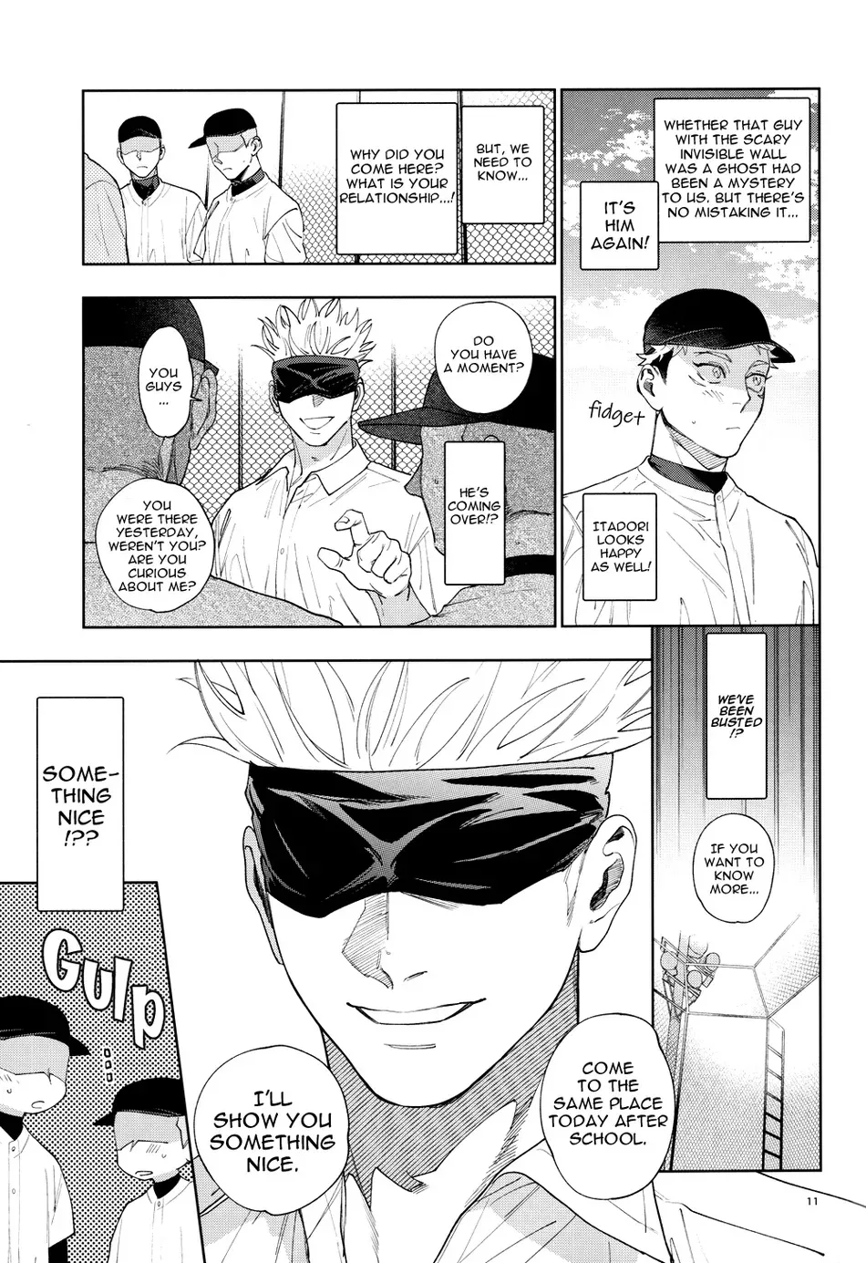 Totsujo Nyuubu Shitekita Danshi ga Erosugite Nanmo okoranai hazu ga naku – Jujutsu Kaisen dj page 10 full