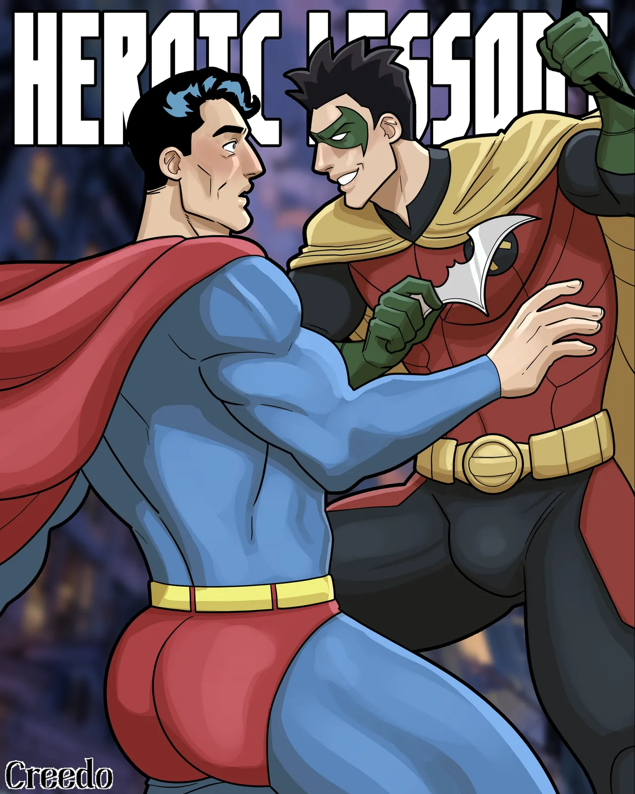Superman x Robin : Heroic Lessons page 1 full