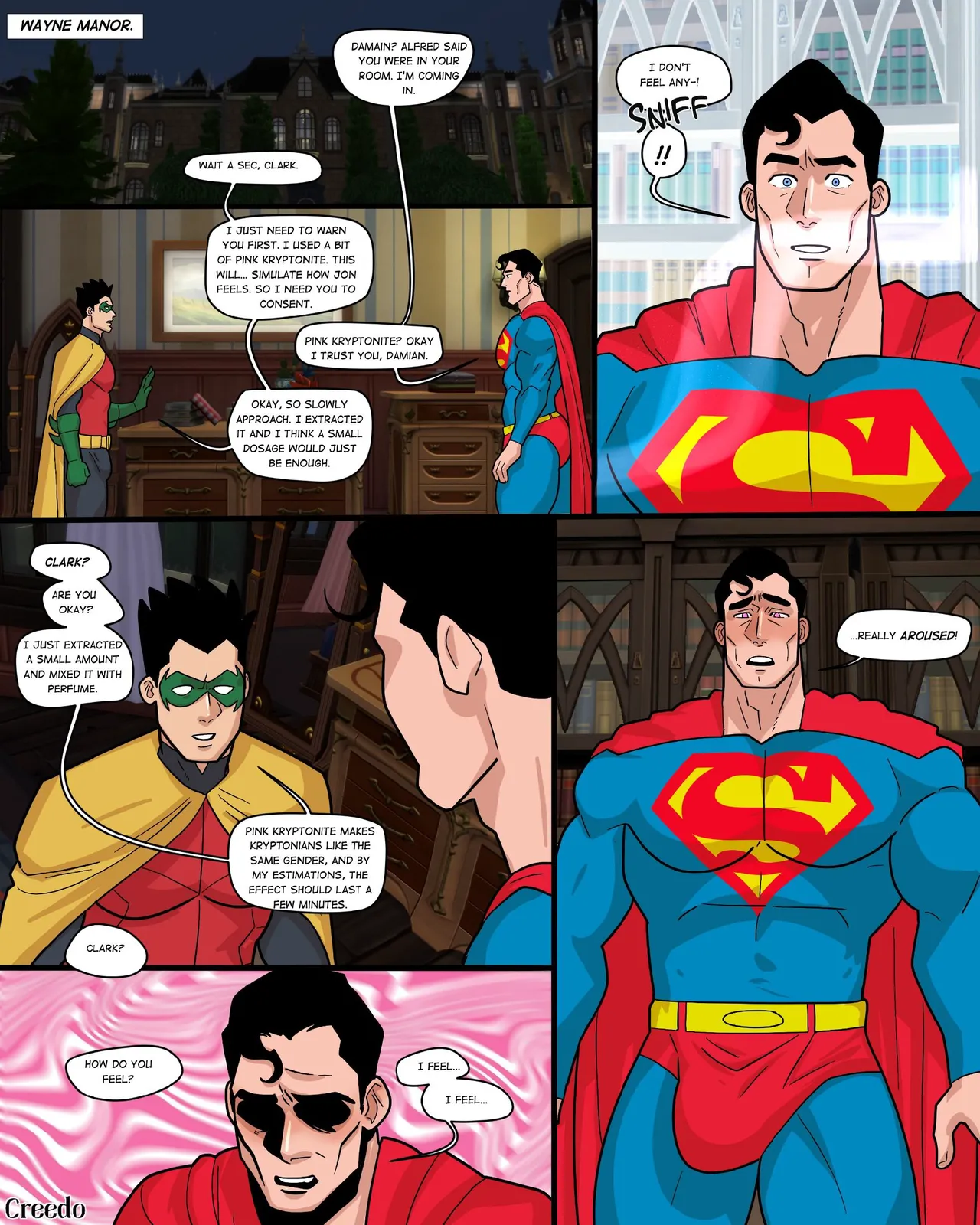 Superman x Robin : Heroic Lessons page 4 full