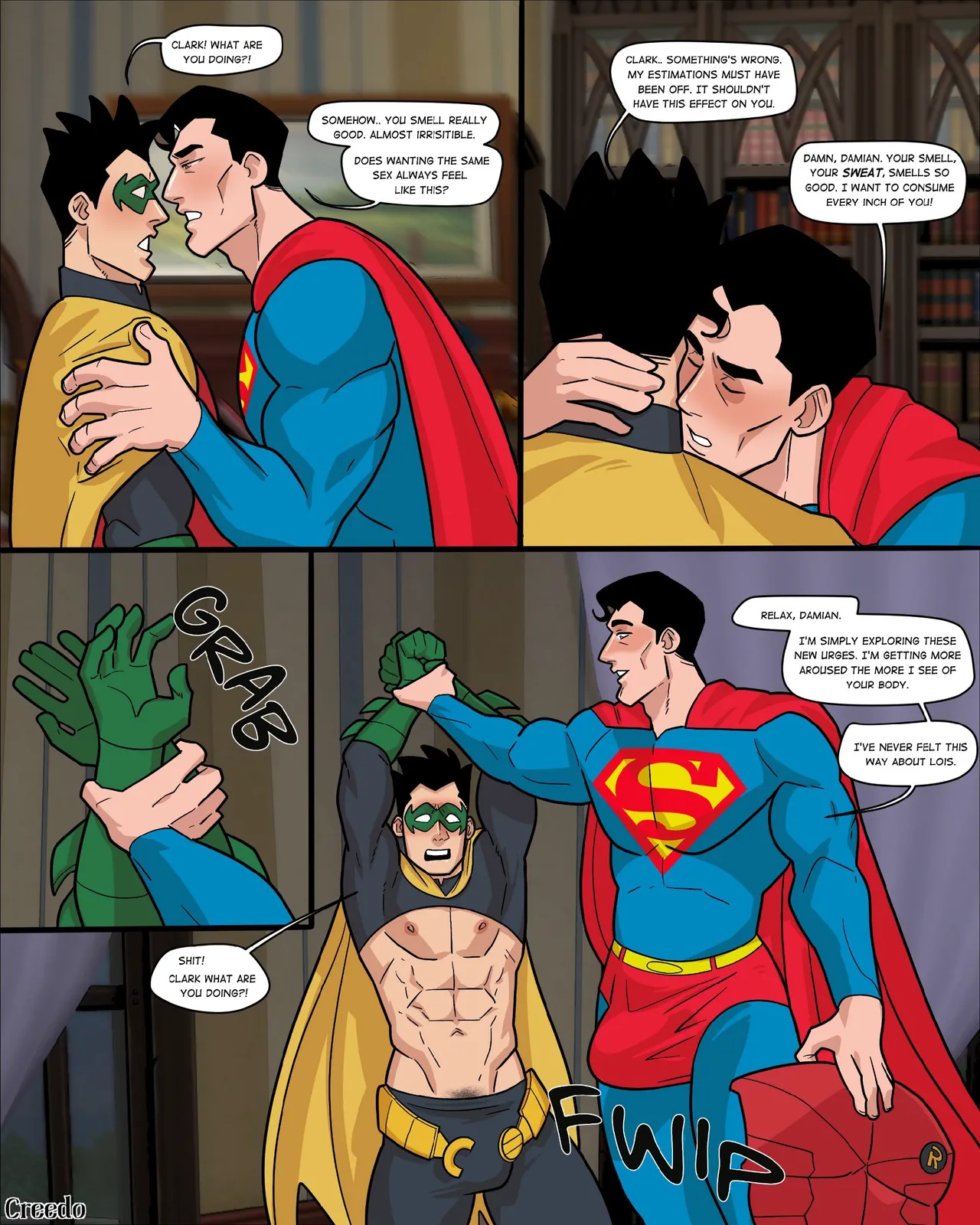 Superman x Robin : Heroic Lessons page 5 full