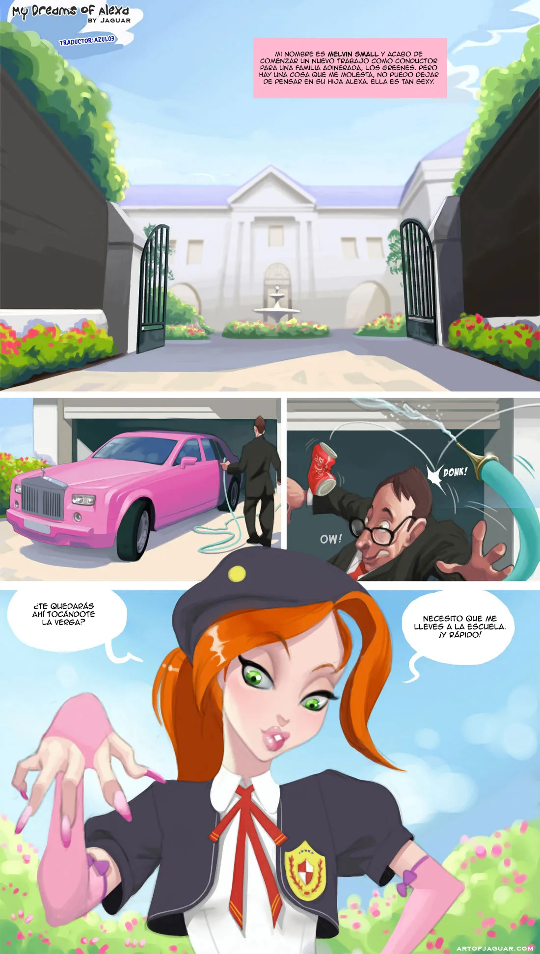 Rich Bitch 1 -  My Dreams of Alexa / Mis Sueños con Alexa page 1 full
