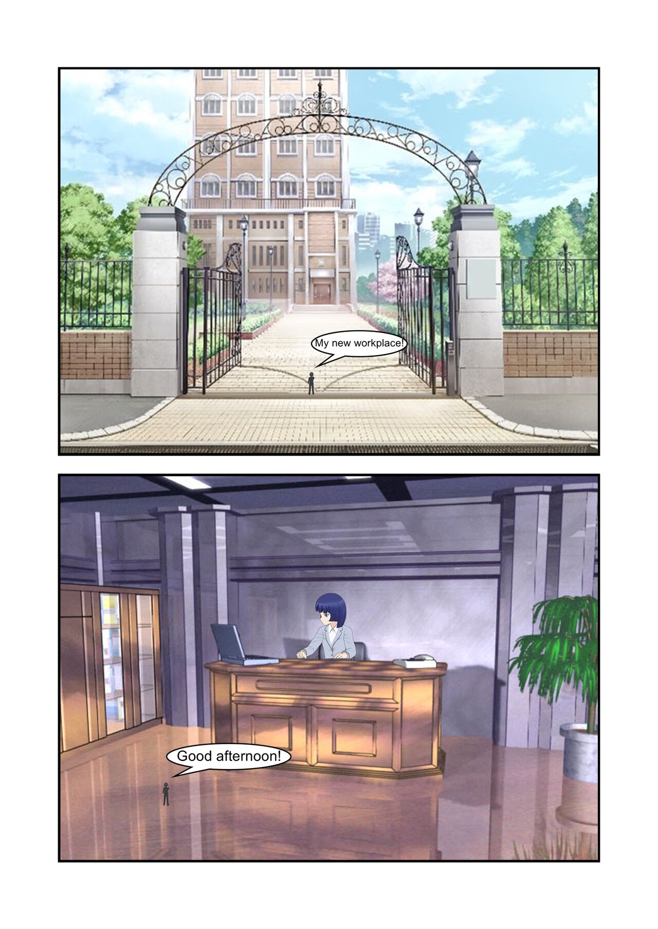 First day in the work + The new Boss page 2 full