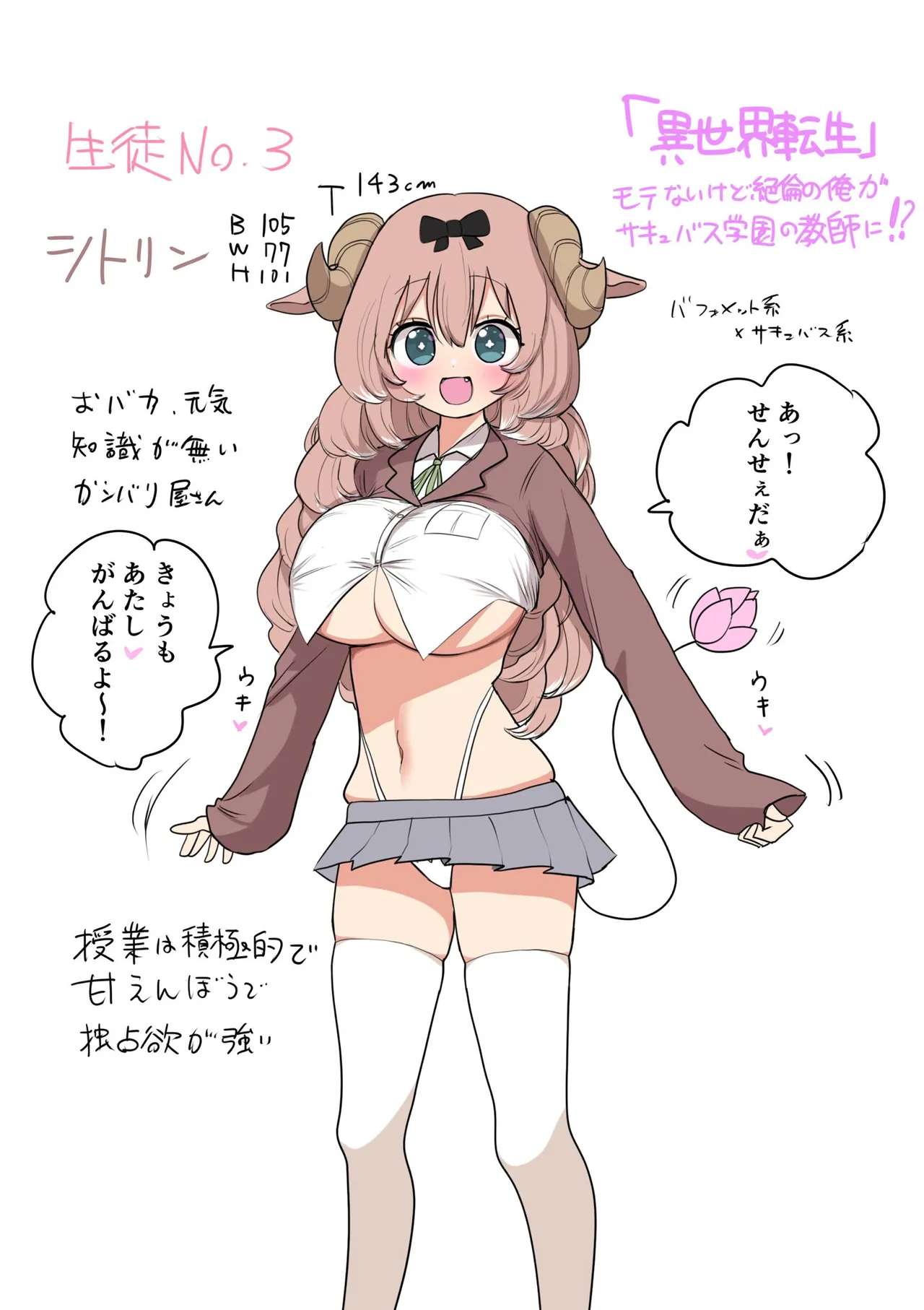 "Isekai Tensei" Motenai kedo Zetsurin no Ore ga Succubus Gakuen no Kyoushi ni!? page 3 full