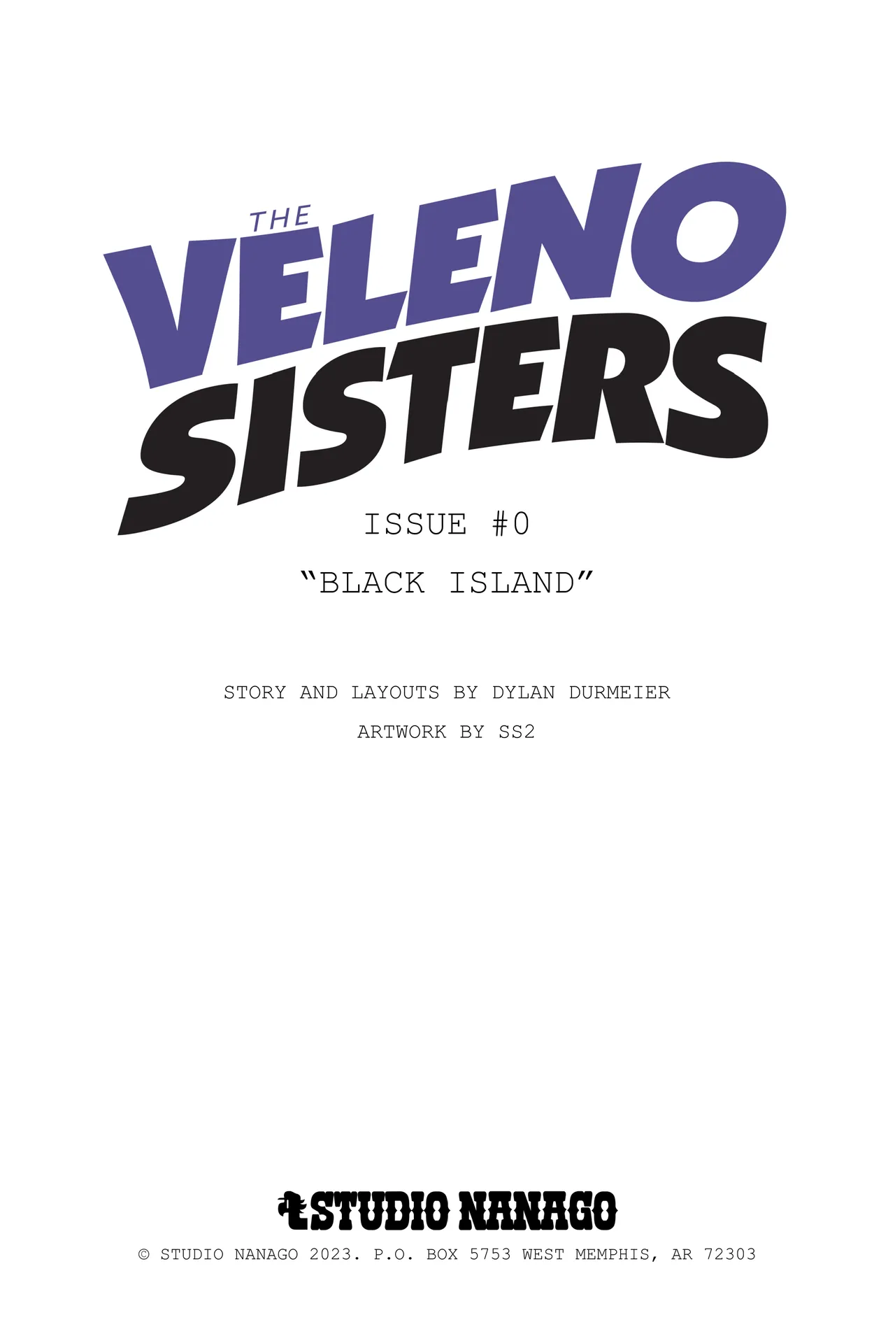 The Veleno Sisters Issue #0: Black Island page 2 full