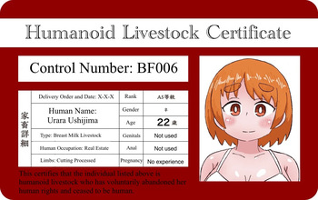 The life of a person who willingly became a humanoid livestock + The End of a Humanoid Livestock cover