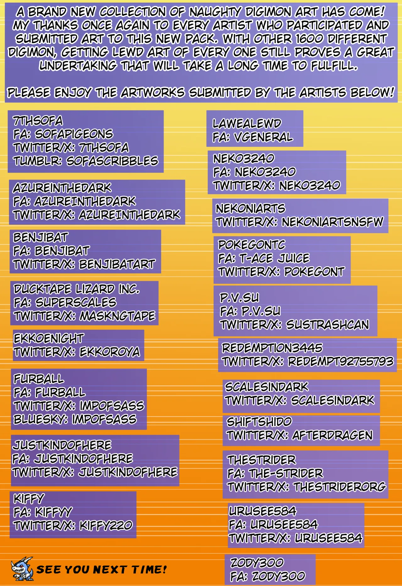 Digimon World Desire 2 Art Pack page 2 full