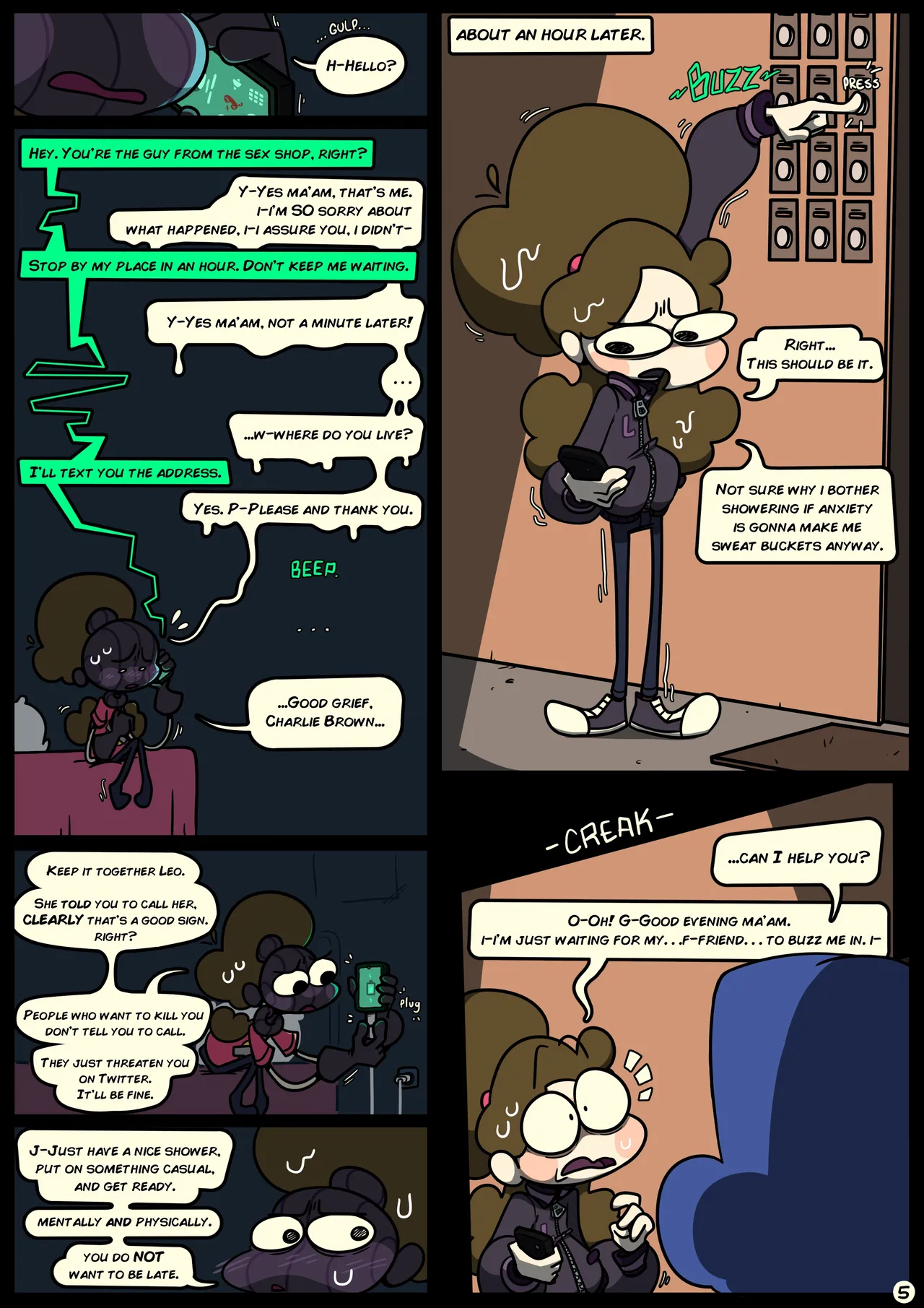 Slapstick Together Chapter 1: Strangers in the Night page 7 full