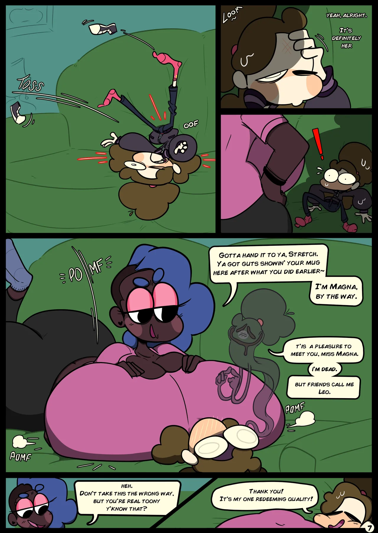 Slapstick Together Chapter 1: Strangers in the Night page 9 full