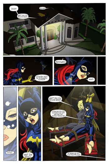 Sektujai - Batgirl feet tickle with Catwoman cover