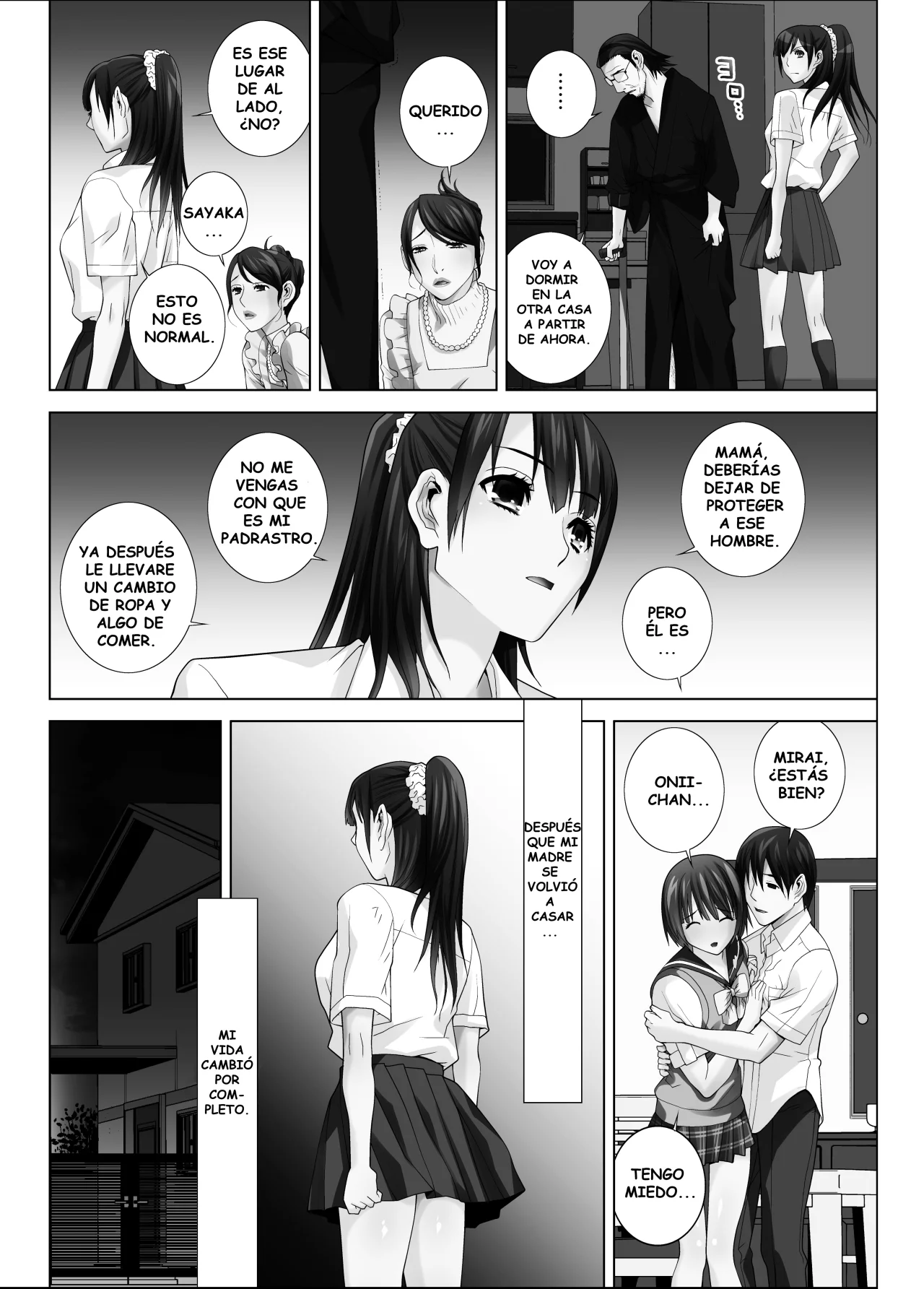 Matabiraki Haha Shimai Taisetsu a Osananajimi no Shimai wa Ore no Kuzu Oyaji ni Ana o Sasageru... | Mi Amada Amiga de la Infancia Terminó Entregándose al Miserable de Mi Padre, Lo Mismo que Su Madre y Hermana... page 5 full