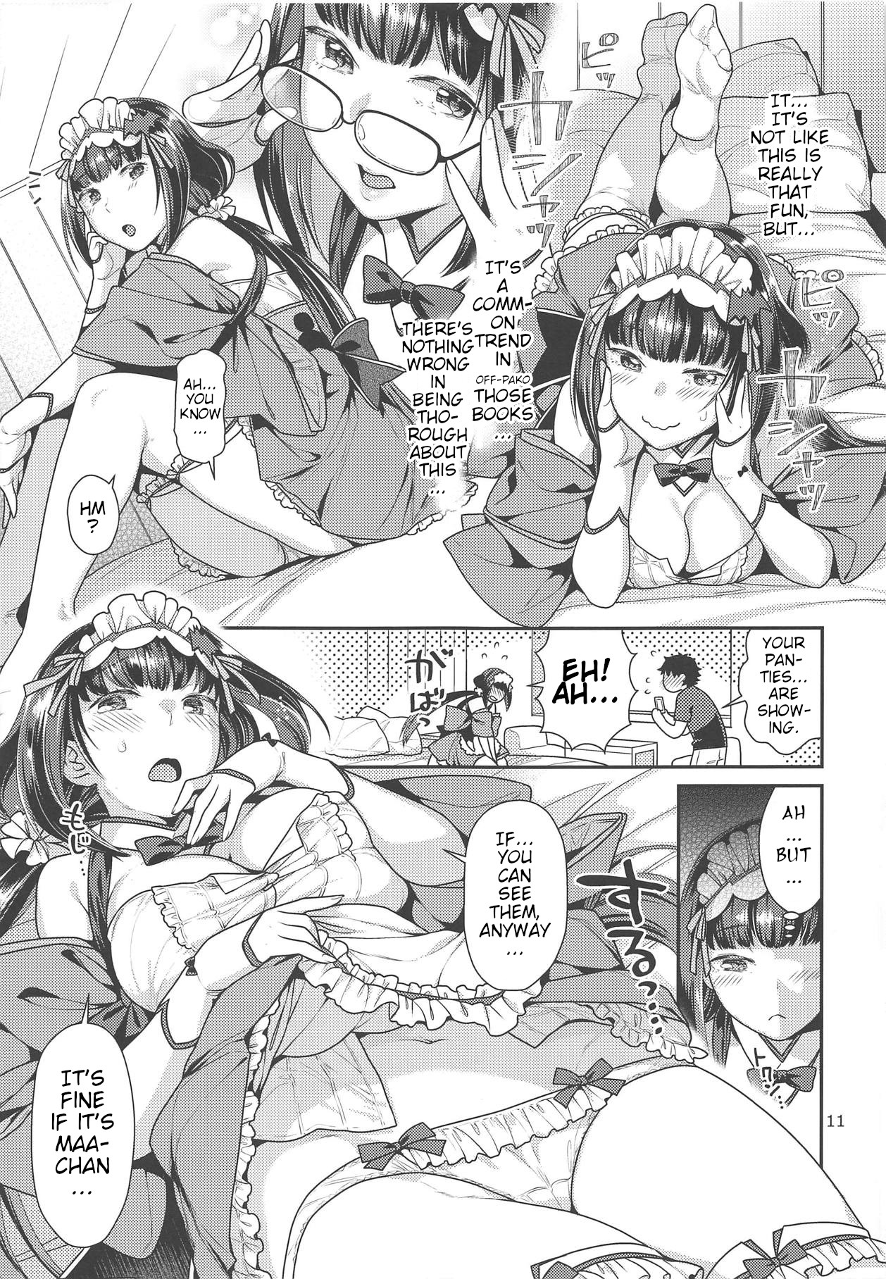 Maid Cos Osakabehime to Off-Pako Suru Hon | Having Off-Pako With Maid Cos Osakabehime Book page 10 full