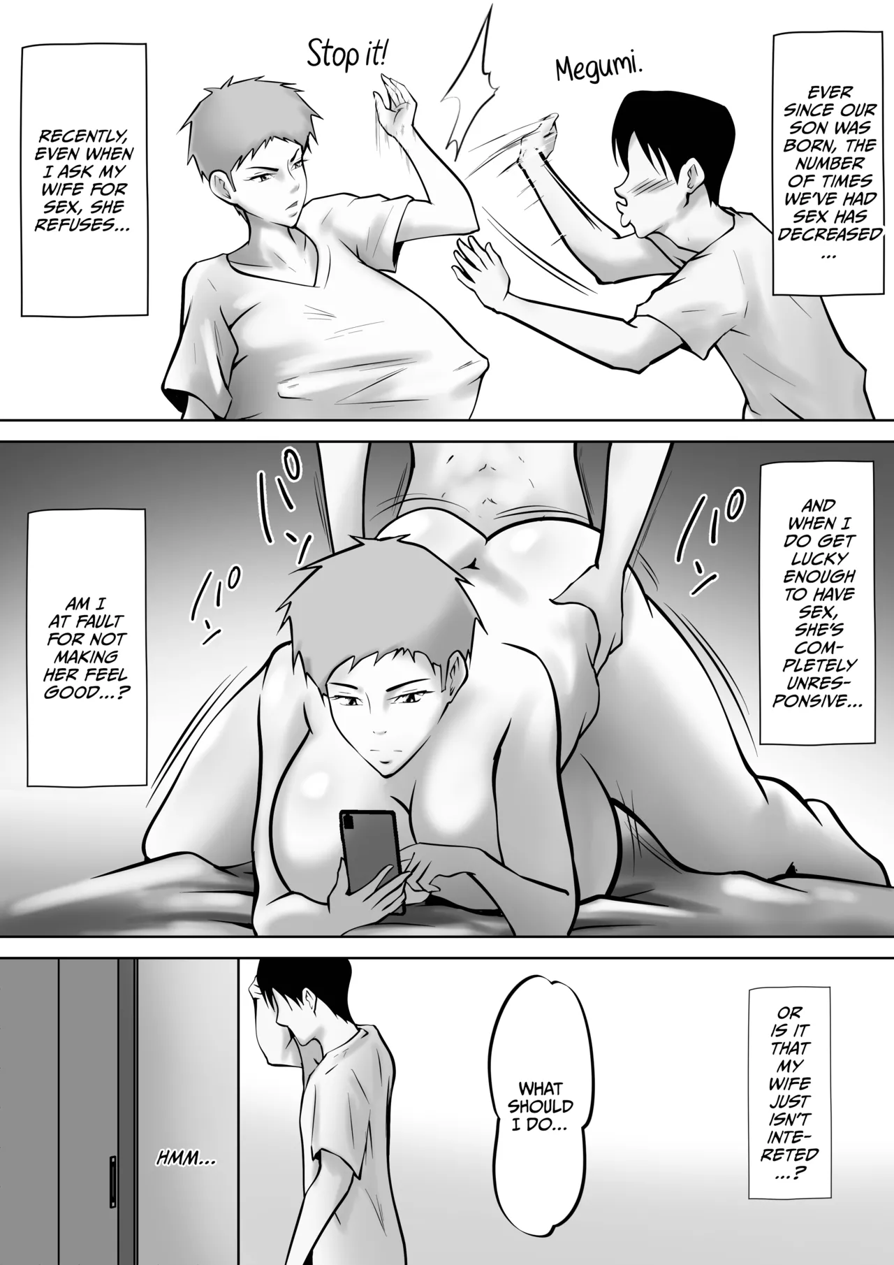 Tsuma ga Sex Sasete Kurenai no de, Musuko ni Netotte Moratte Okazu ni suru koto ni Shimashita page 4 full