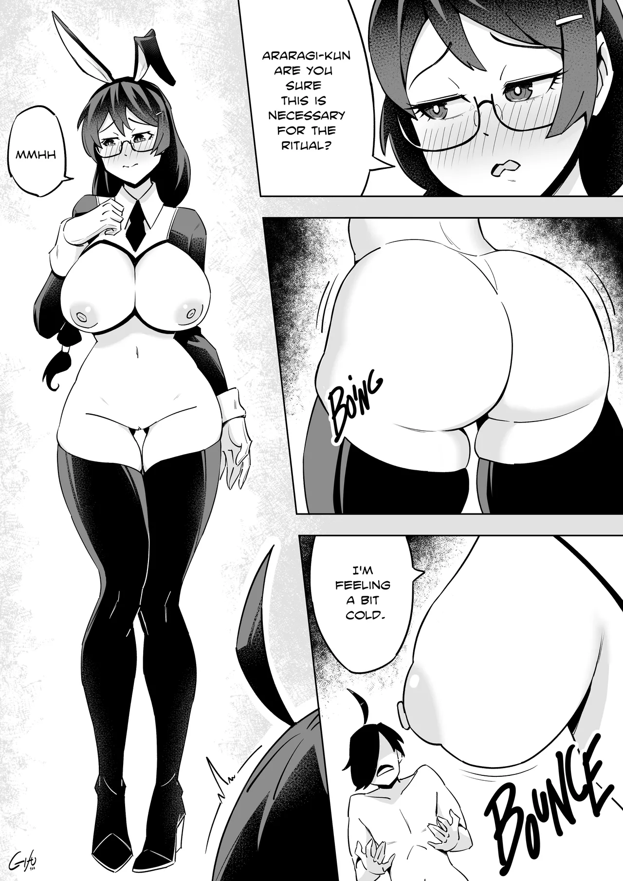 Hanekawa's ritual page 1 full