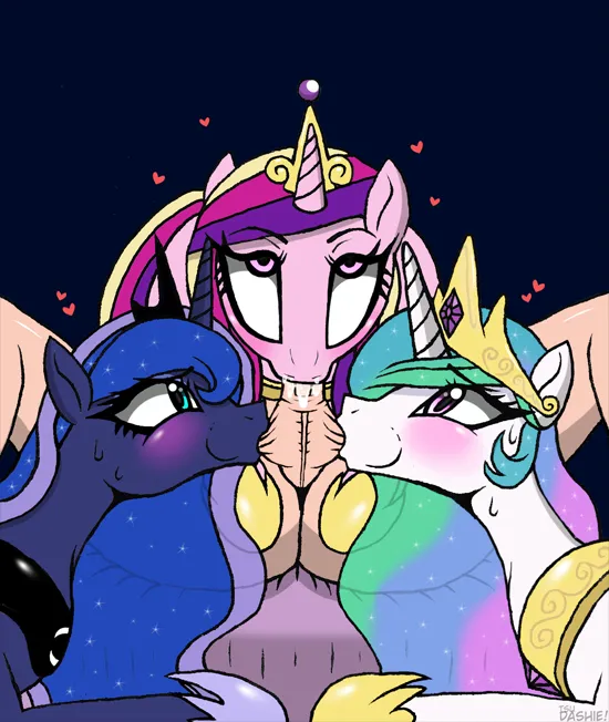 Cadance, Luna, And Celestia Invite You To A Pony Princess Porno Party page 10 full