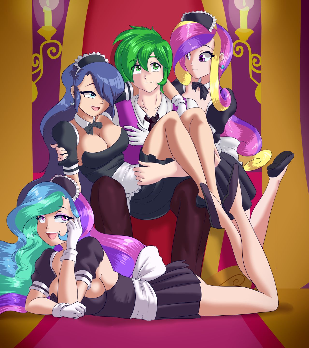 Cadance, Luna, And Celestia Invite You To A Pony Princess Porno Party page 8 full