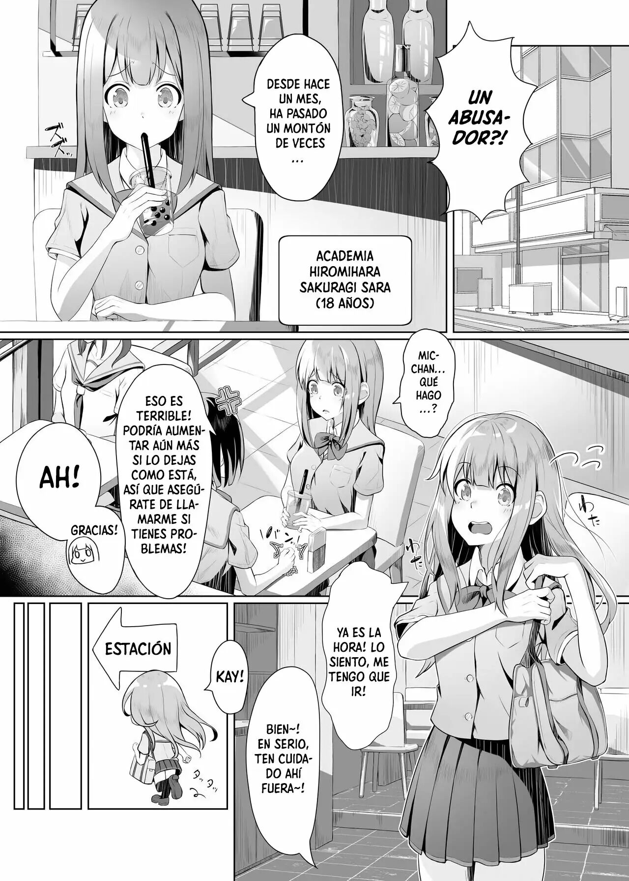 Gaman to Gaman no Chikan Densha | Un acosador que no puede contenerse en el tren page 2 full