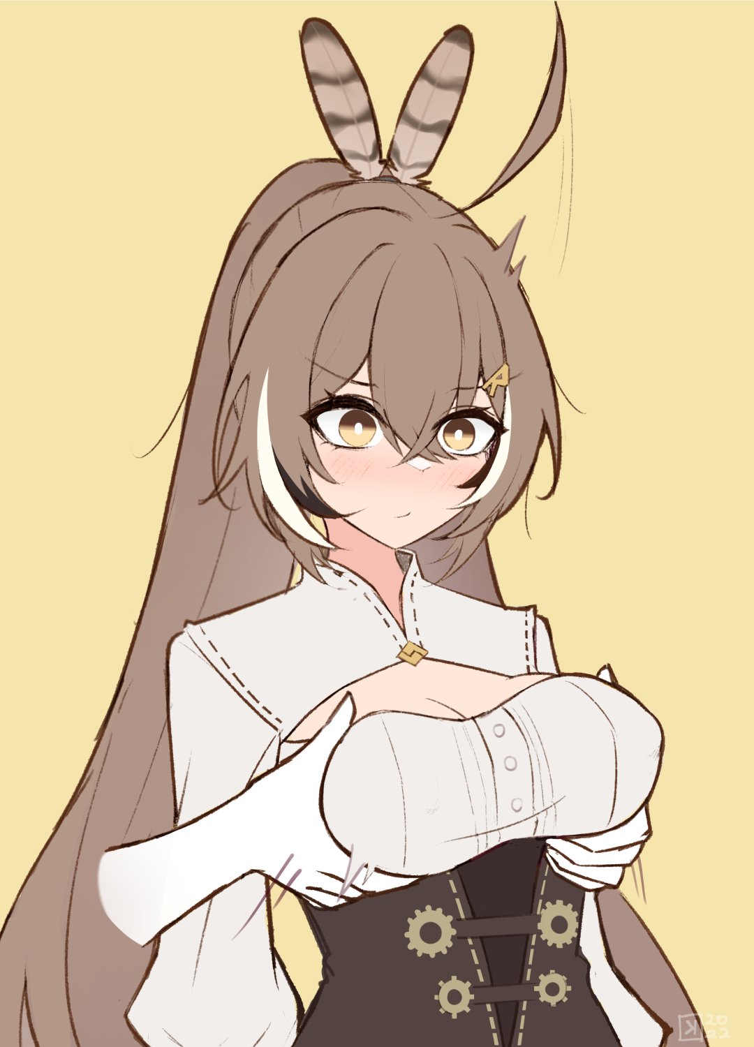 Massaging Mumei's moomers until she mooms page 1 full
