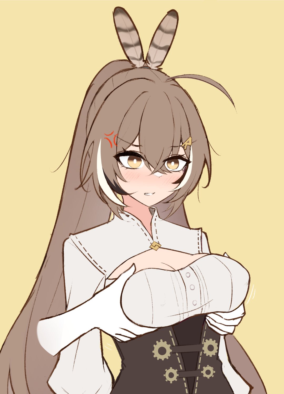 Massaging Mumei's moomers until she mooms page 2 full