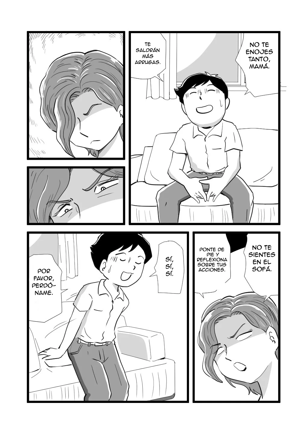 Kigen no Warui Haha wo Koufuku ni Saseta Musuko - El Hijo que Consiguió Hacer Feliz a su Gruñona Madre page 10 full