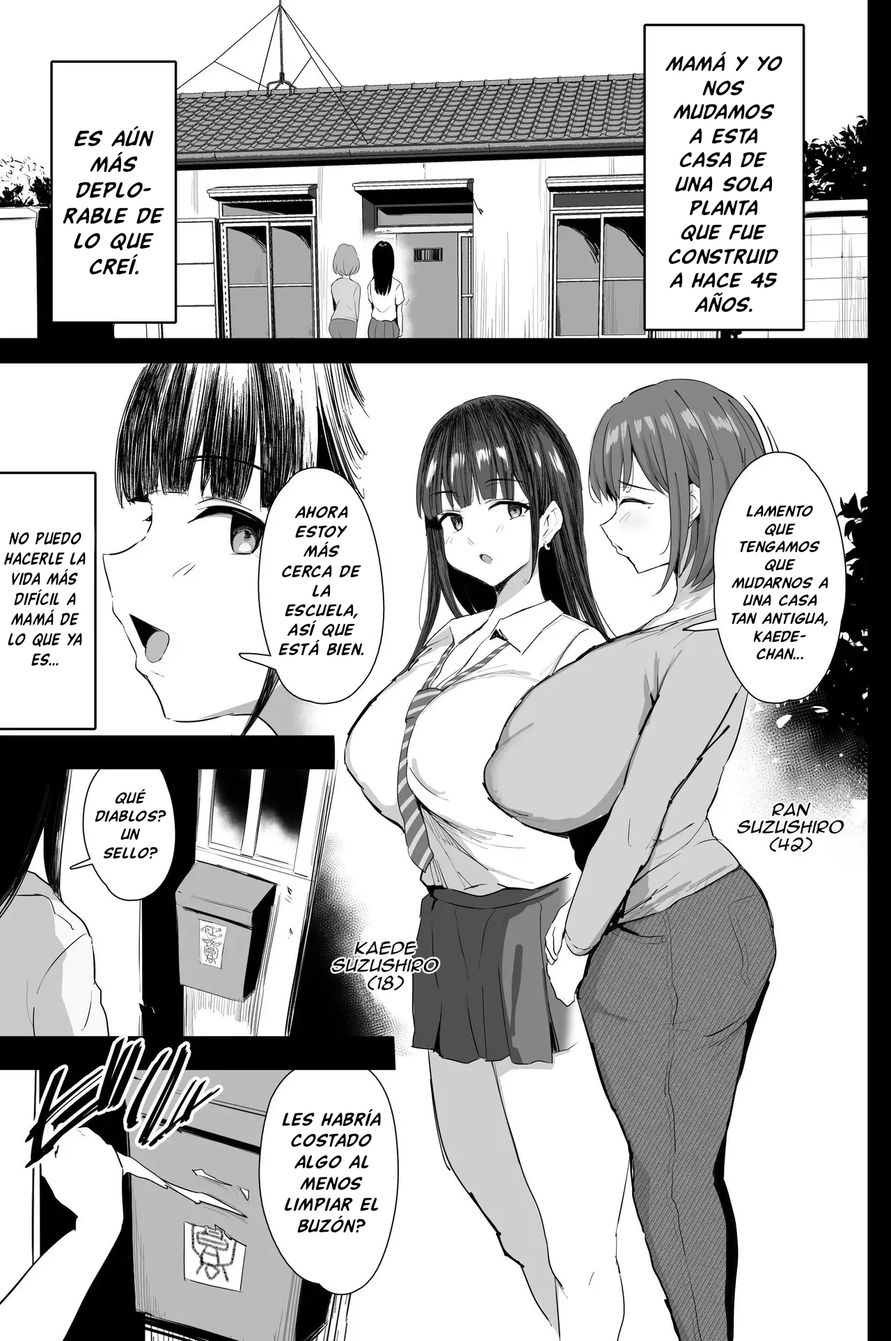Watashi-tachi, Oyakodon AV Totte Joreishimashita♥ | Realizamos un Exorcismo, Filmando una Película Porno de Madre e Hija♥ page 2 full