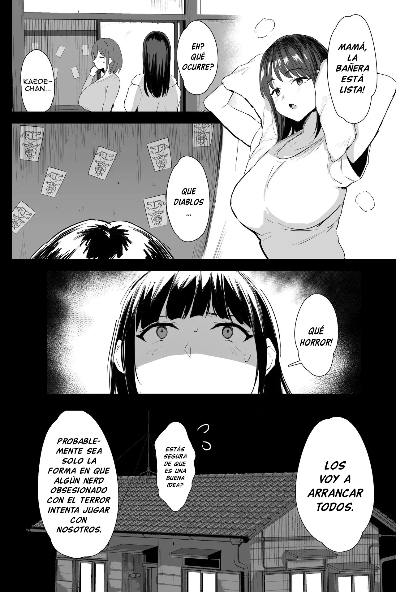 Watashi-tachi, Oyakodon AV Totte Joreishimashita♥ | Realizamos un Exorcismo, Filmando una Película Porno de Madre e Hija♥ page 3 full