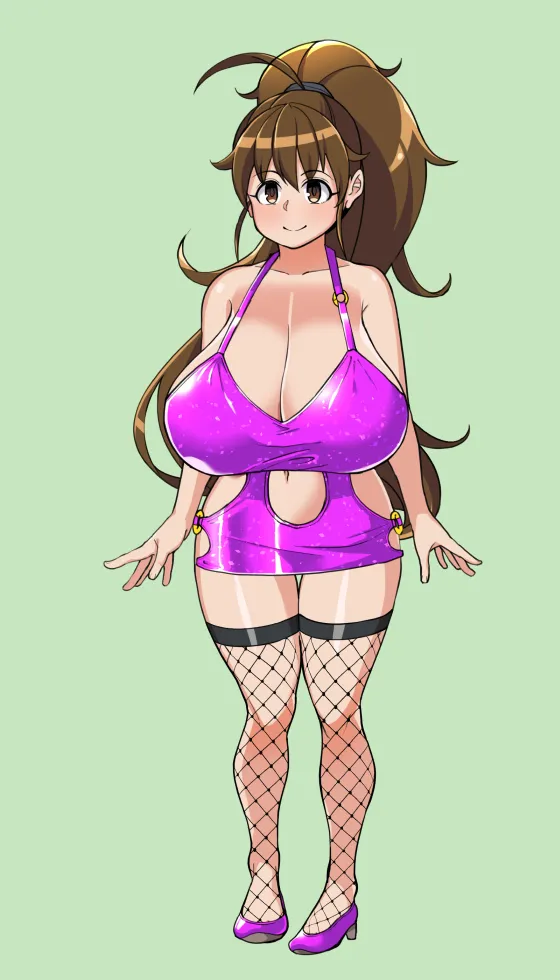 tnsmpprじゃない人RPGの立ち絵進捗_全衣装一覧+全裸+膨乳化 page 5 full