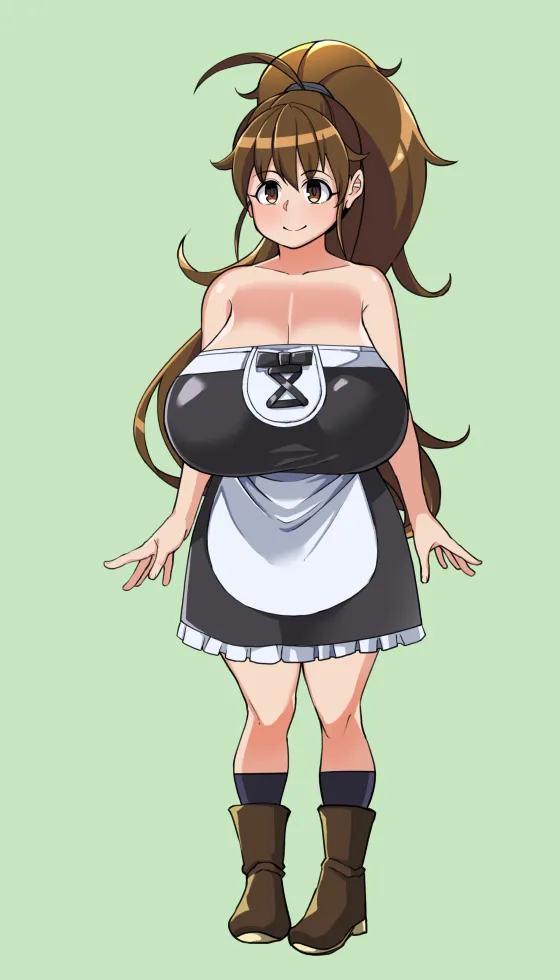 tnsmpprじゃない人RPGの立ち絵進捗_全衣装一覧+全裸+膨乳化 page 6 full