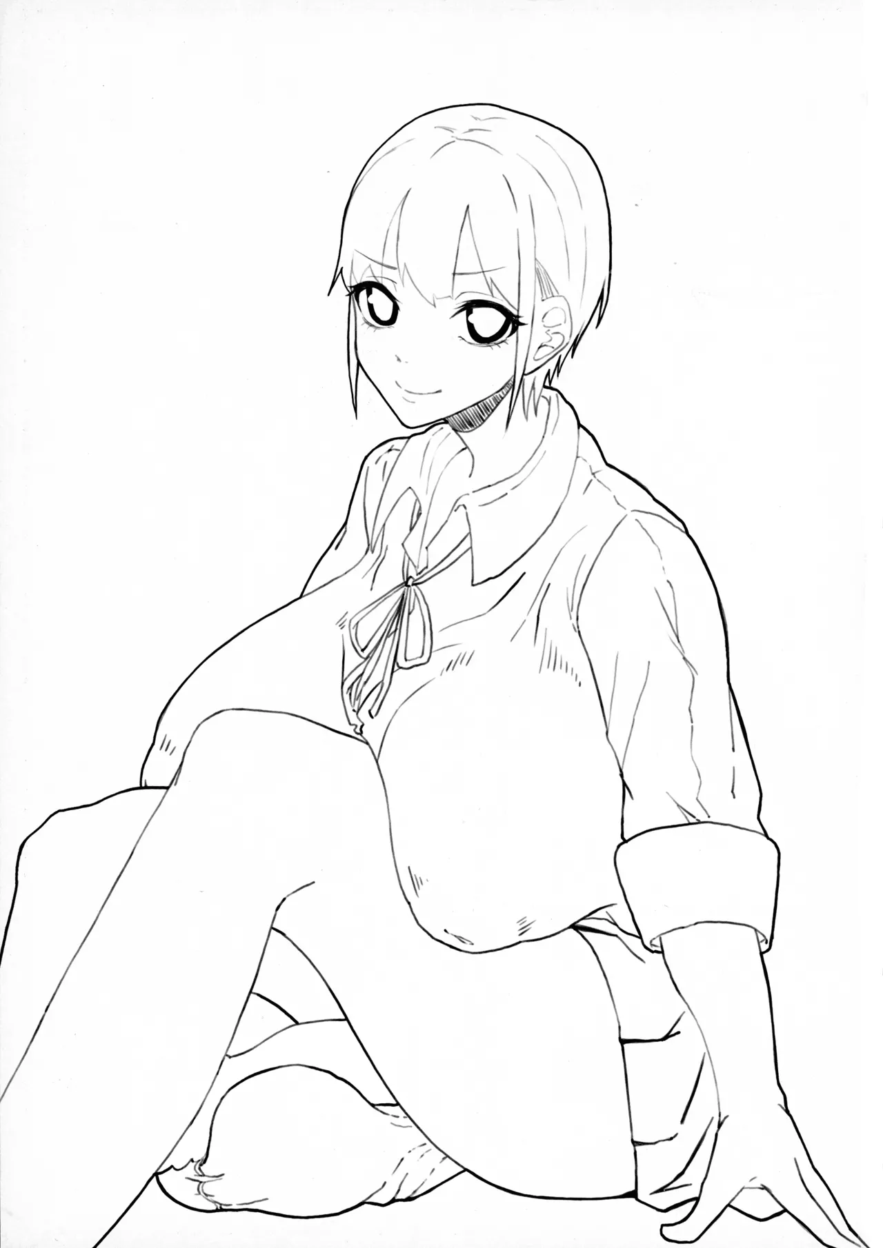 Futanari Kouhai-chan no Houkago Onani page 3 full