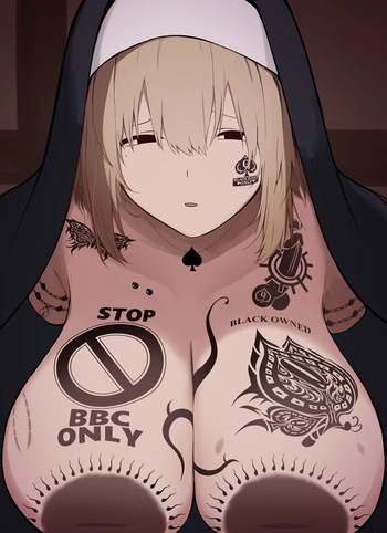 寝取られ済みQOSシスターさんに妻の不貞聞かされて懺悔射精する奴 cover