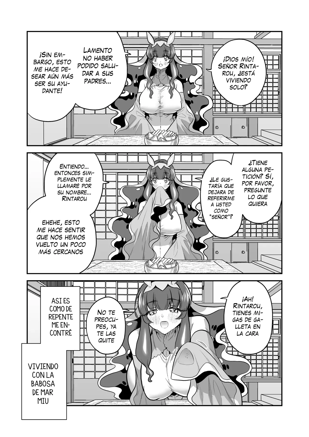 Umiushi no Miu no Ongaeshi | Miu, La Babosa de Mar te Devuelve el Favor page 10 full