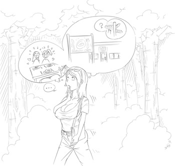 The odd girl at the park cover