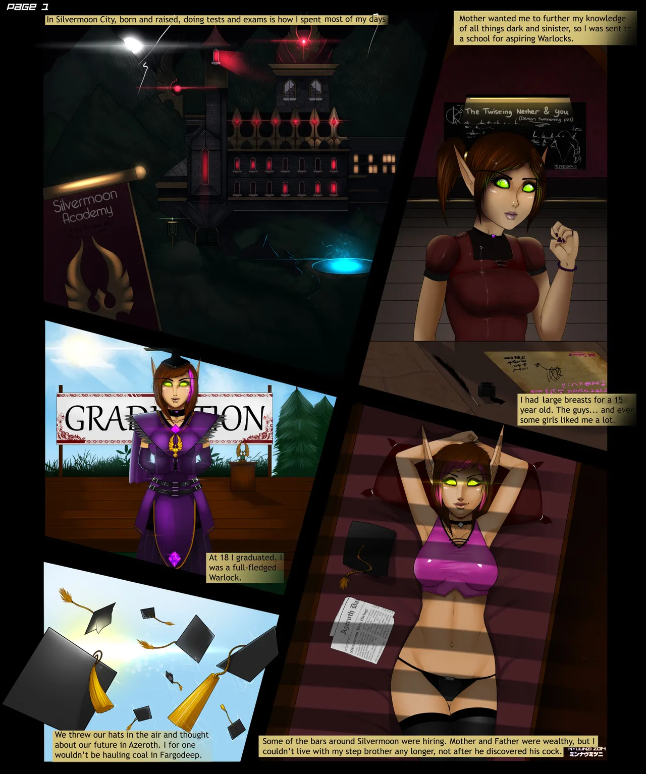 Nyuunzi - Comics page 1 full