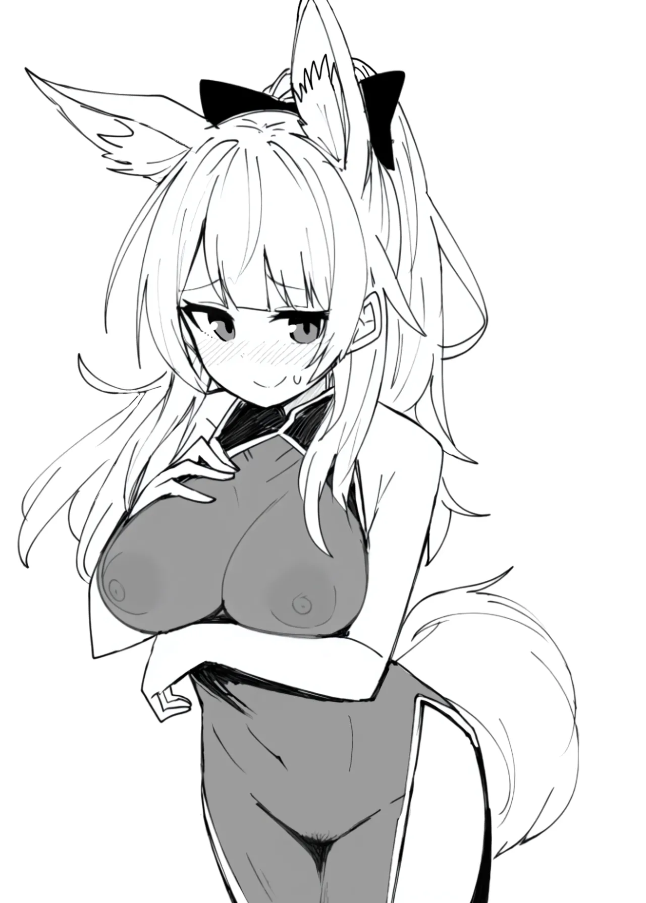 Arknights See-Through China Dress Club Hitori Goudou page 6 full