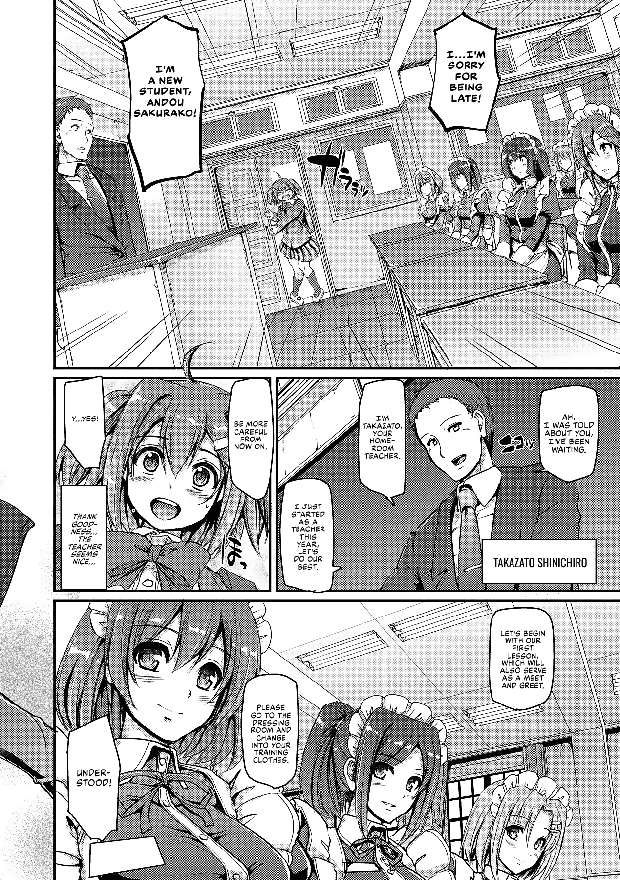 Maid Gakuen e Youkoso!! - Welcome to Maid Academy Ch. 1-4 page 10 full