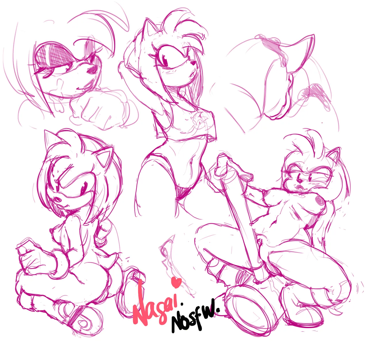 Amy &amp; Rouge page 1 full