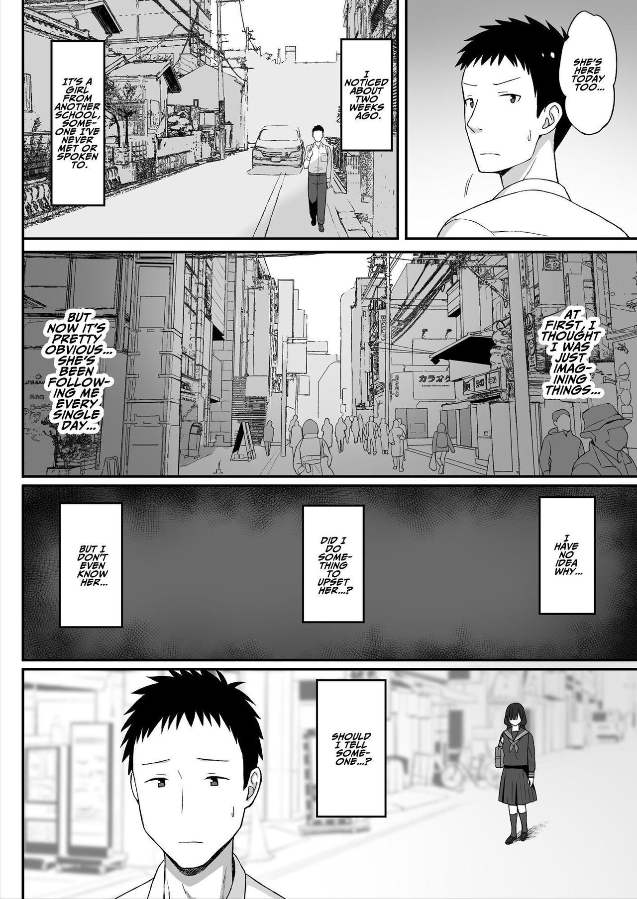 Jimi Kyonyuu No Stalker Onna Ni Gokuhaku Saretanode Yarimakutte Mita Hanashi | I Was Confessed To By A Plain Busty Stalker Girl, So I Fucked Her Like Crazy page 7 full