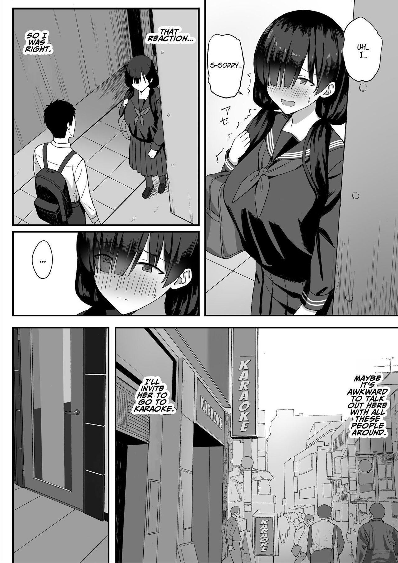 Jimi Kyonyuu No Stalker Onna Ni Gokuhaku Saretanode Yarimakutte Mita Hanashi | I Was Confessed To By A Plain Busty Stalker Girl, So I Fucked Her Like Crazy page 9 full