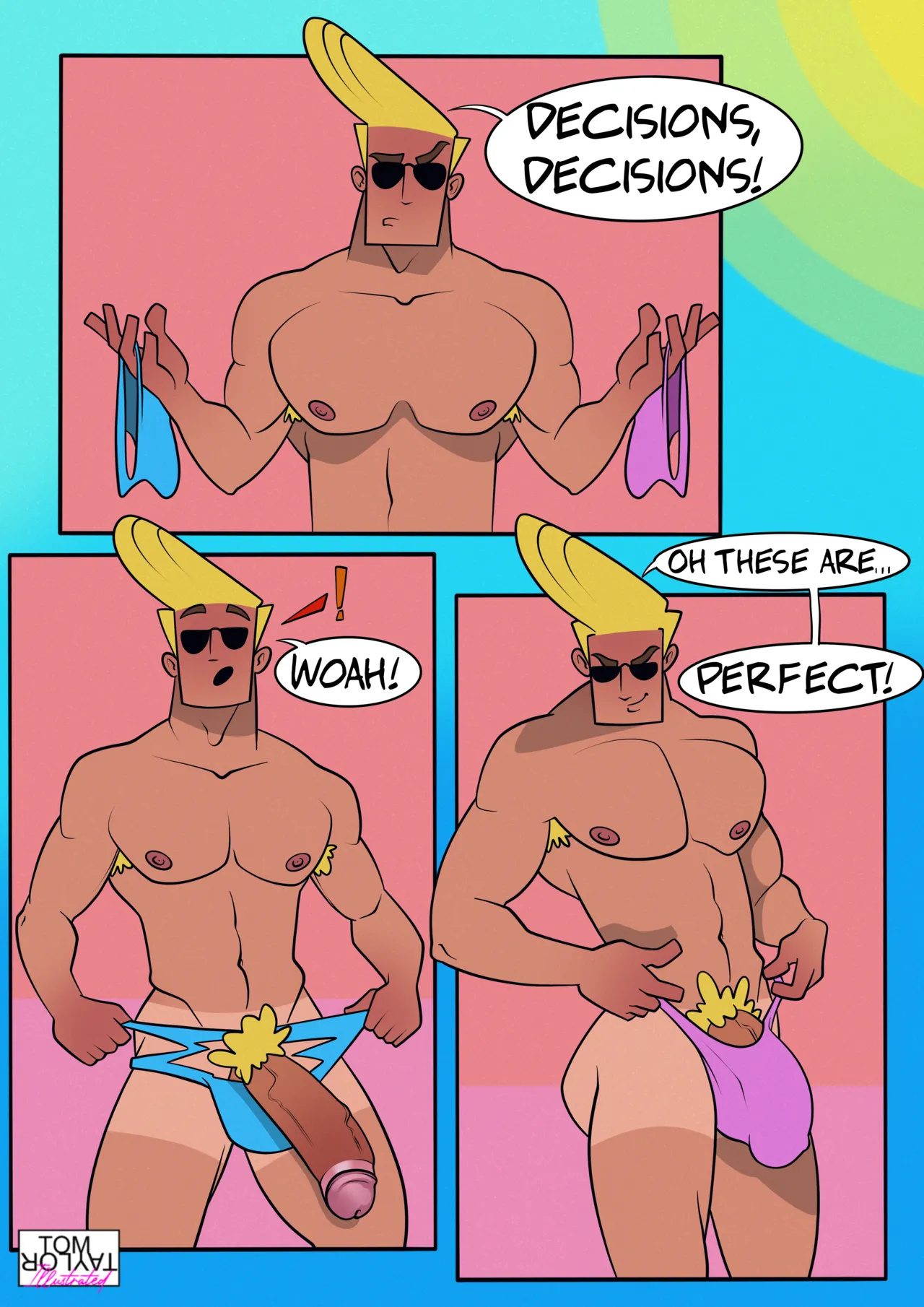 Prof. Utonium’s pool party! page 8 full