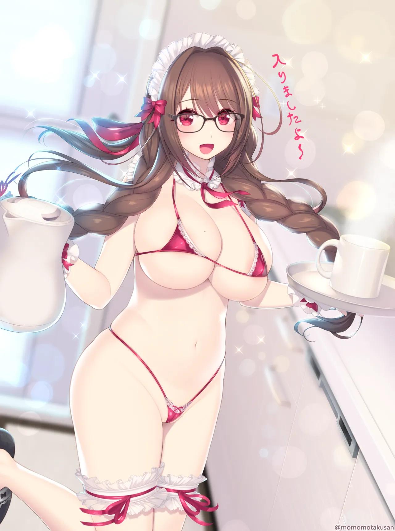 Working Bikini Maid page 8 full