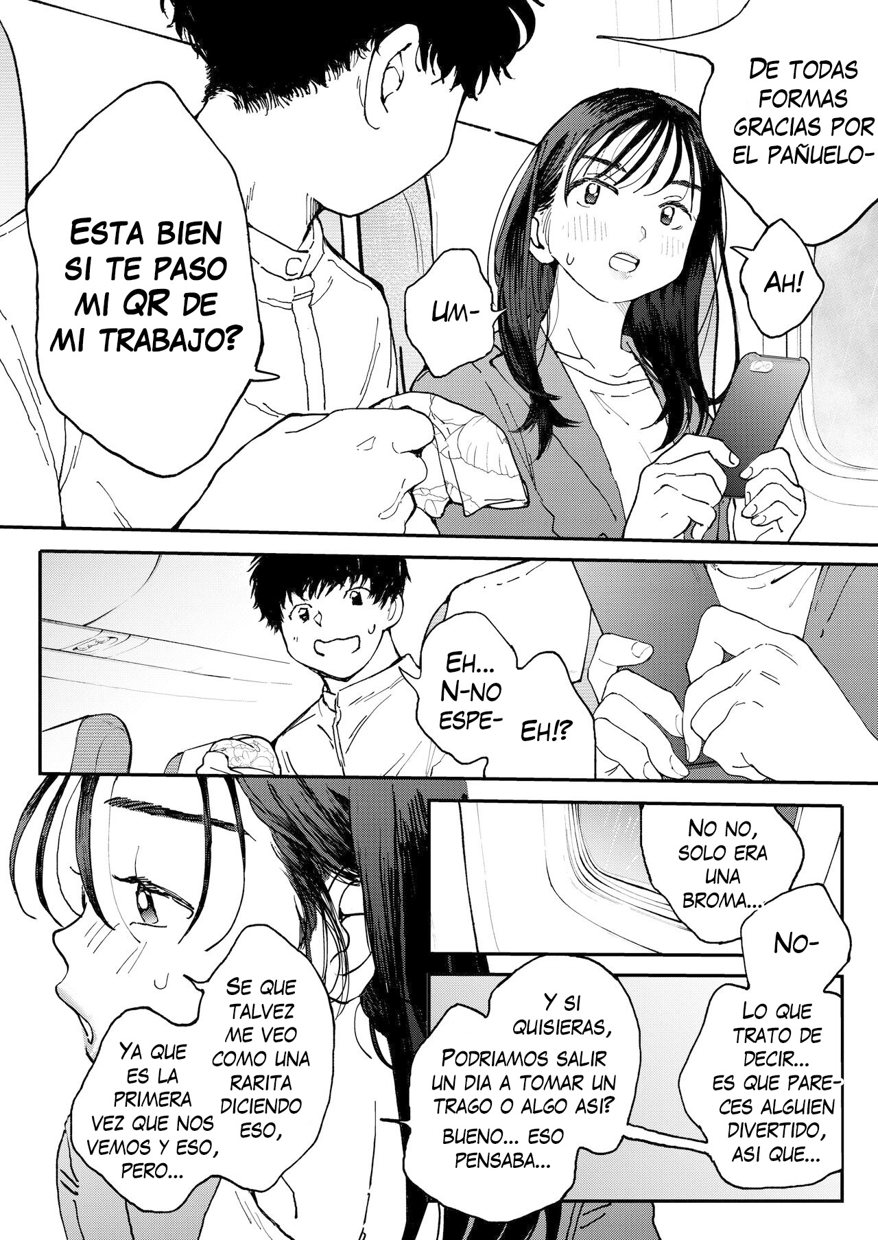 Muramura OL-san wa Hikouki no Naka demo Seiyoku o Mitashitai | La Calenturienta Onee-san Incluso en un Avión Quiere Satisfacer sus Deseos Sexuales page 9 full